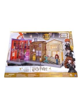 Wizarding World Harry Potter Magical Minis Diagon Alley Playset 3-In-1 With Figu